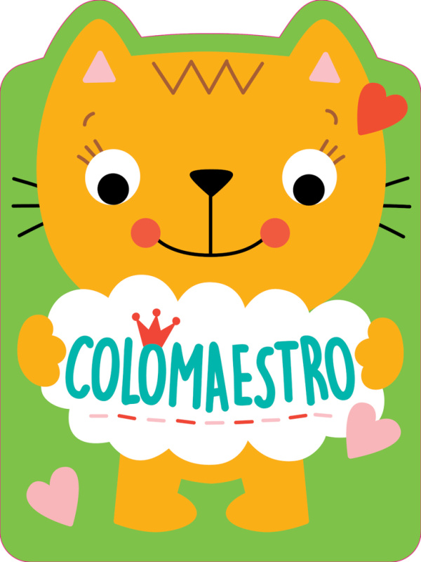 Colomaestro Kočka / Mačka - kniha z kategorie Omalovánky
