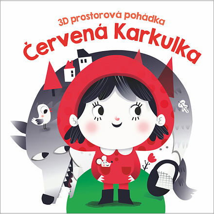 Pemic 3D prostorová pohádka Červená Karkulka