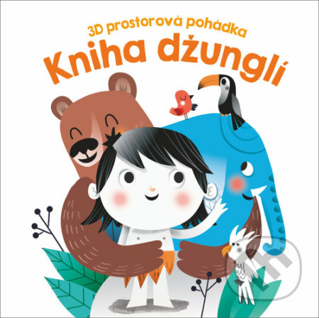 Pemic 3D prostorová pohádka Kniha Džunglí