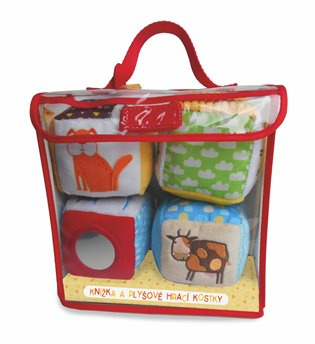 Knížka a plyšové hrací kostky: Hospodářská zvířata - kniha z kategorie Úkoly pro děti