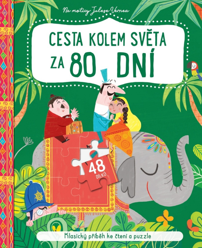 Cesta okolo světa za 80 dní - Jules Verne - kniha z kategorie Beletrie pro děti