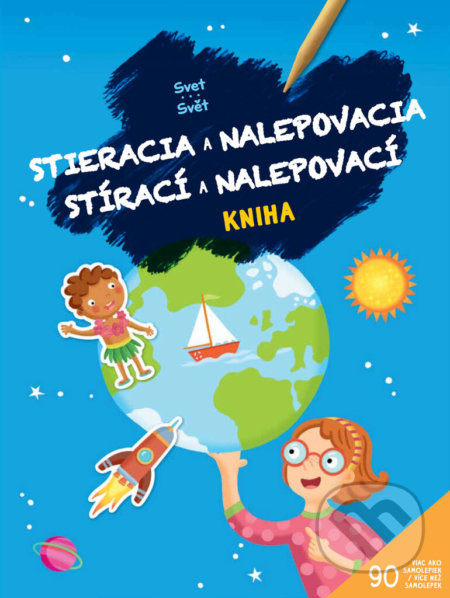 PEMIC Stírací a nalepovací kniha Svět