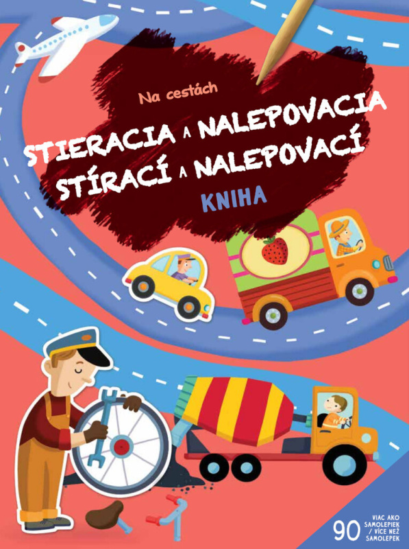 PEMIC Stírací a nalepovací kniha Na cestách