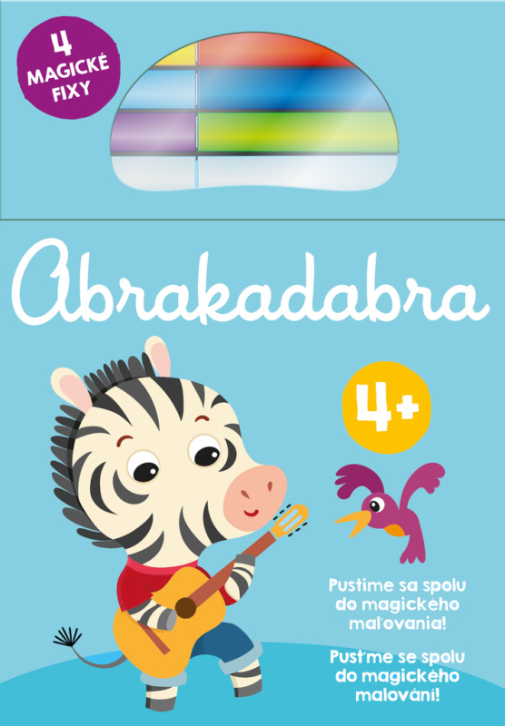Abrakadabra 4+ (modrá) - kniha z kategorie Omalovánky