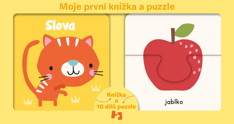Moje první knížka a puzzle Slova - kniha z kategorie Naučné knihy