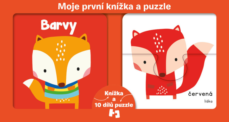 Moje první knížka a puzzle - Barvy (Knížka a 10 dílů puzzle) - kniha z kategorie Naučné knihy
