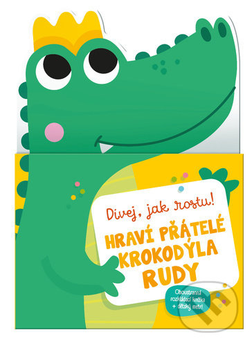 Hraví přátelé krokodýla Rudy (Oboustranná rozkládací knížka + dětský metr!) - kniha z kategorie Pohádky