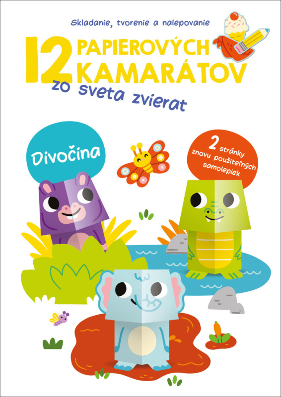 Divočina (12 papierových kamarátov zo sveta zvierat) - kniha z kategorie Pro děti