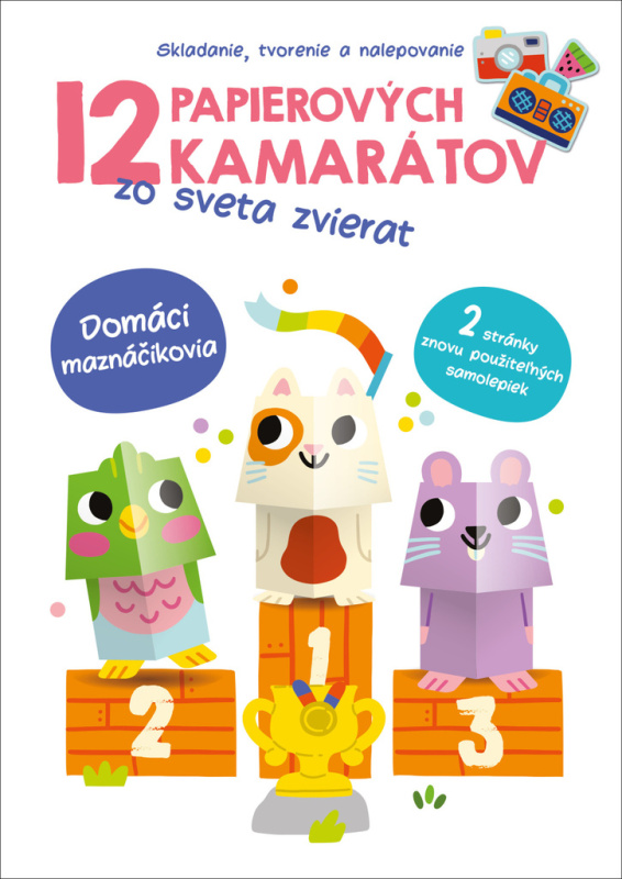 Domáci maznáčikovia (12 papierových kamarátov zo sveta zvierat) - kniha z kategorie Pro děti