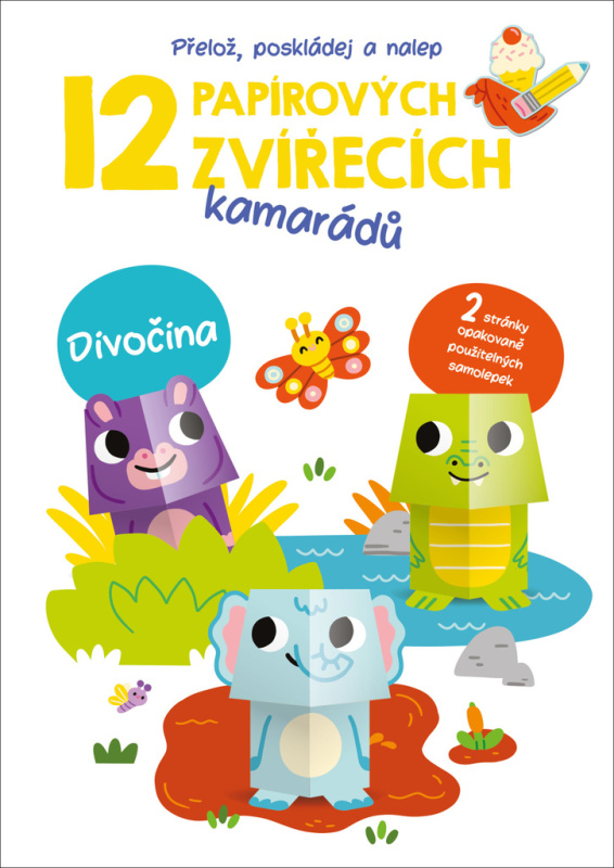Divočina (12 papírových zvířecích kamarádů) - kniha z kategorie Pro děti