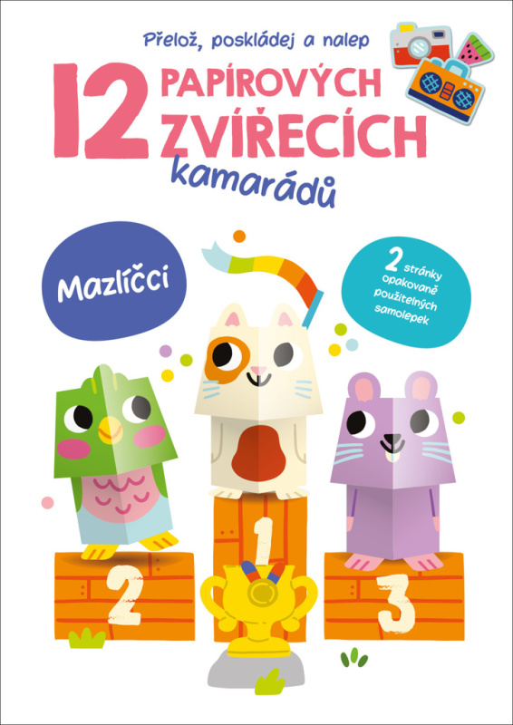 Mazlíčci (12 papírových zvířecích kamarádů) - kniha z kategorie Pro děti