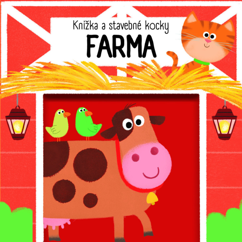 Knižka a stavebné kocky: Farma - kniha z kategorie Naučné knihy