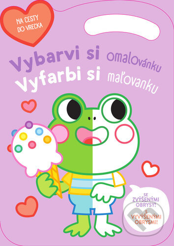 Vybarvi si omalovánku - Žába