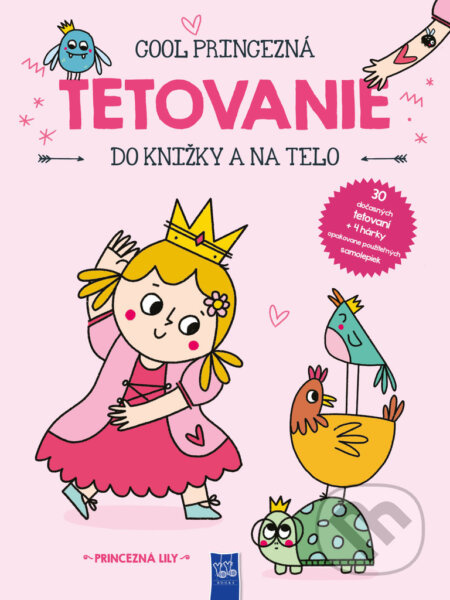 Tetovanie do knižky a na telo: Cool Princezná Lily - kniha z kategorie Pro děti