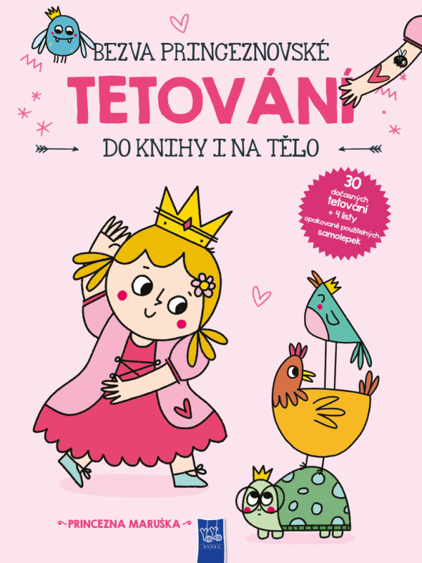 Princezna Maruška (Bezva princeznovské tetování do knihy i na tělo) - kniha z kategorie Samolepky
