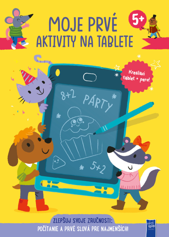 Moje prvé aktivity na tablete - 5+ (Kresliaci tablet + pero) - kniha z kategorie Omalovánky