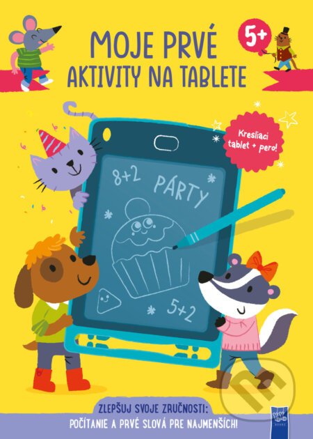 Moje prvé aktivity na tablete - 5+ (Kresliaci tablet + pero) - kniha z kategorie Omalovánky