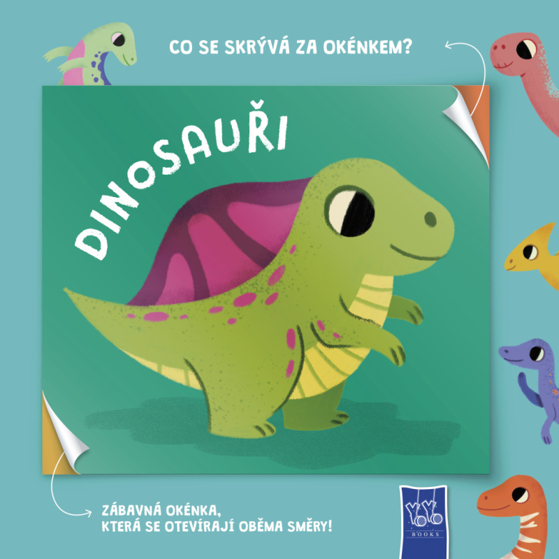 Dinosauři - Co se skrývá za okénkem? - kniha z kategorie Encyklopedie