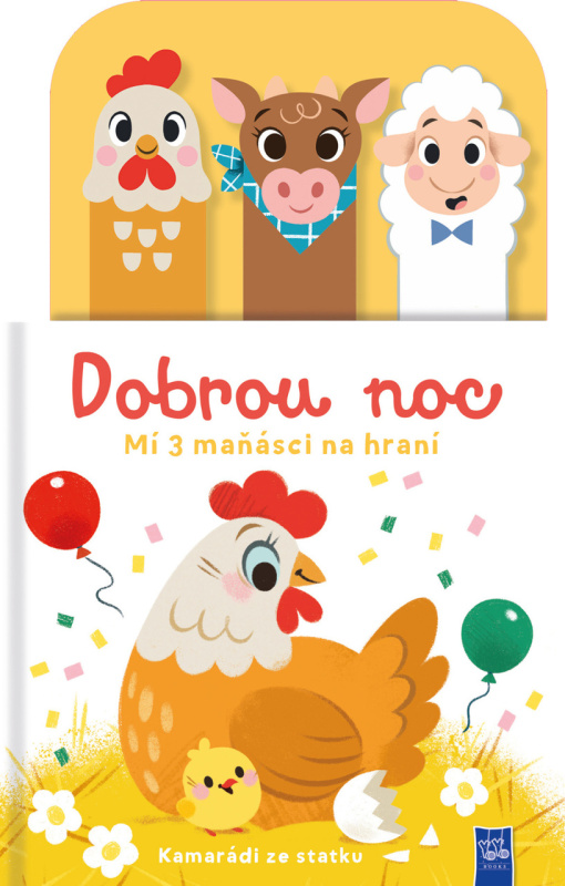 Dobrou noc: Kamarádi ze statku (Mí 3 maňásci na hraní) - kniha z kategorie Beletrie pro děti