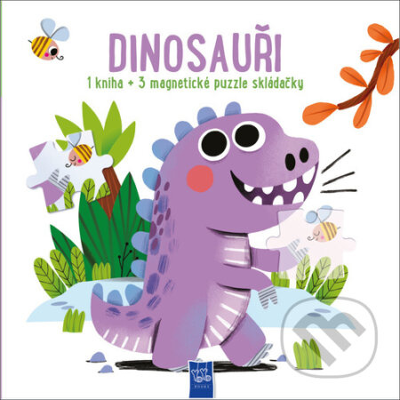 Dinosauři (1 kniha + 3 magnetické puzzle skládačky) - kniha z kategorie Naučné knihy