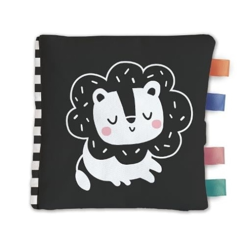 Yoyo Books Little Lion (Baby's Soft Book: Black & White)