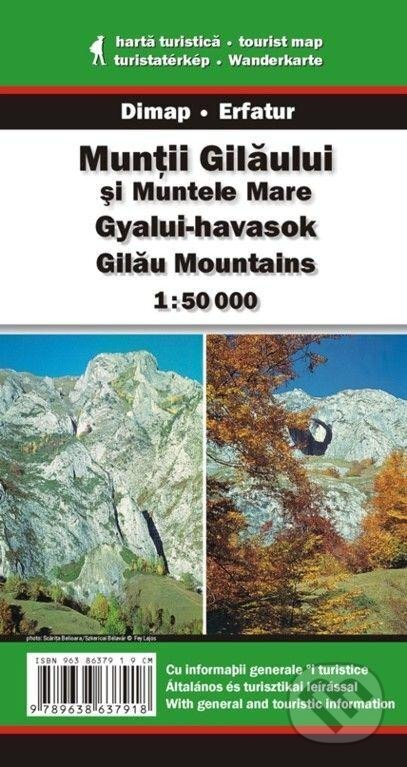 Muntii Gilaului 1:50 000 DIM / turistická mapa