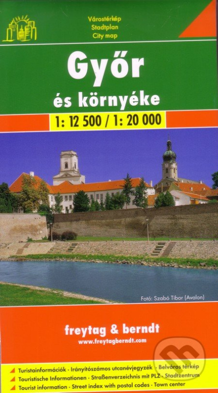 Györ 1:12 500  1:20 000 (Mapa mesta)