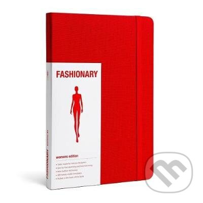 Fashionary Womens Sketchbook - Red (A5) - Fashionary