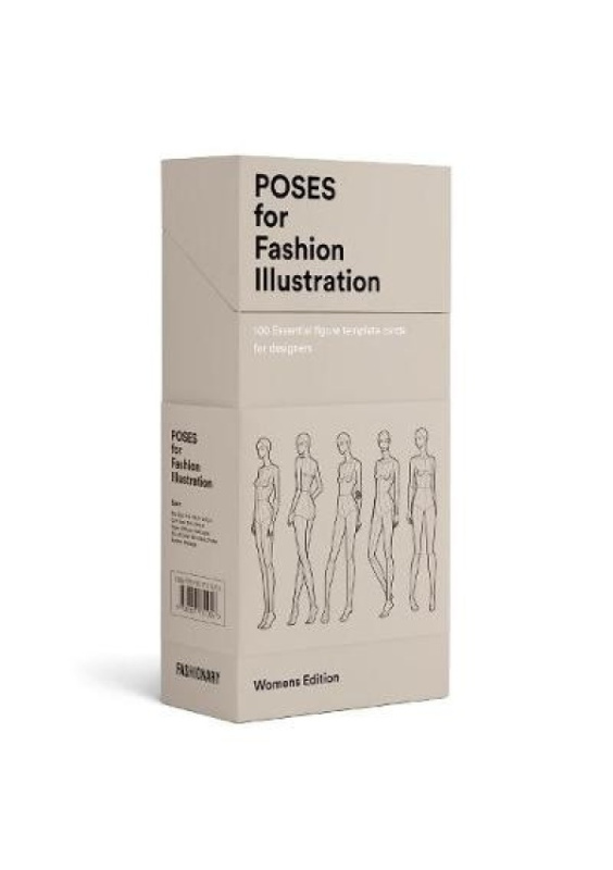 Poses for Fashion Illustration (100 essential figure template cards for designers)
