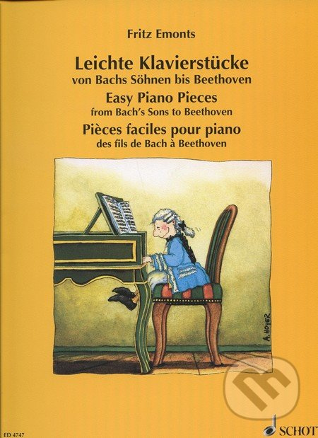 Leichte Klavierstücke/Easy Piano Pieces (von Bachs Sohnen bis Beethoven/from Bach's Sons to Beethoven) - kniha z kategorie Škola hraní