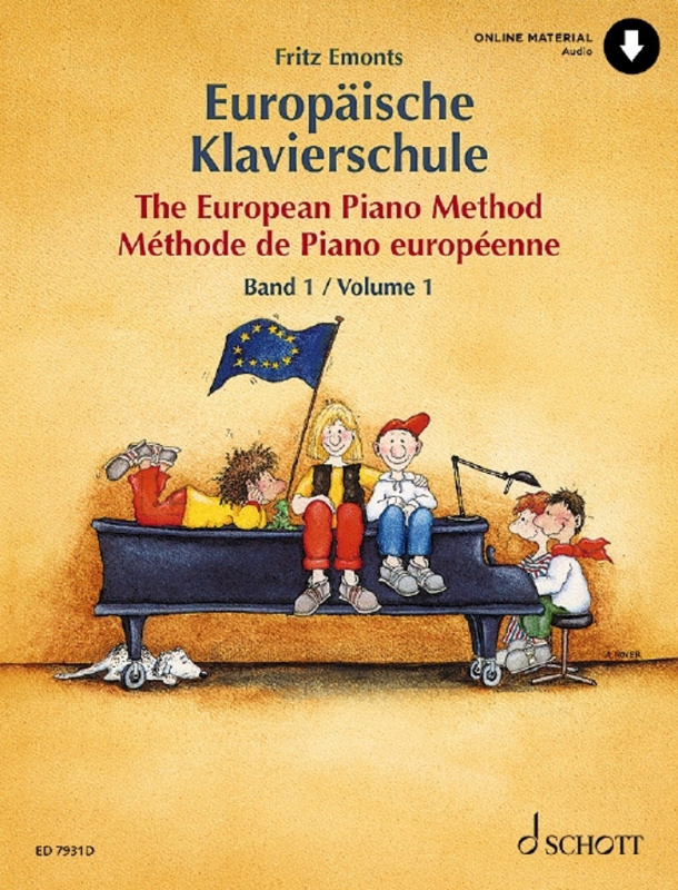Evropská klavírní škola 1 - Europäische Klavierschule - Fritz Emonts