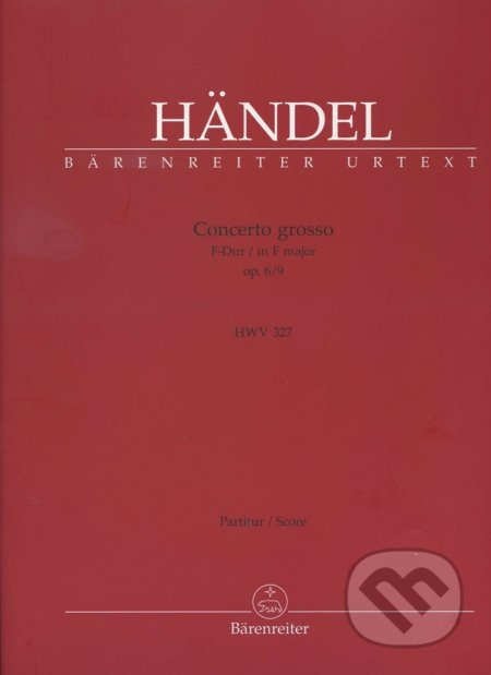 Concerto grosso op. 6/9 (F-Dur/in F major) - Händel - kniha z kategorie Odborné a naučné