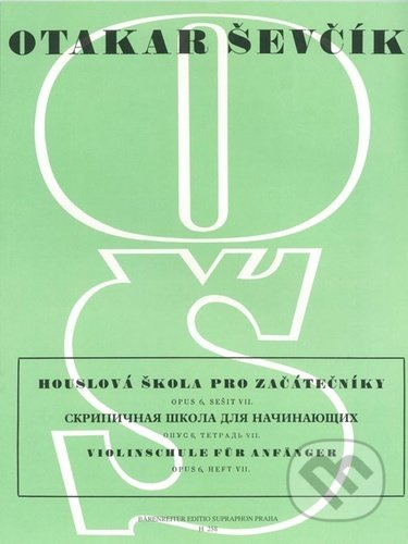 Houslová škola pro začátečníky Op. 6, sešit VII - Otakar Ševčík - kniha z kategorie Hudba