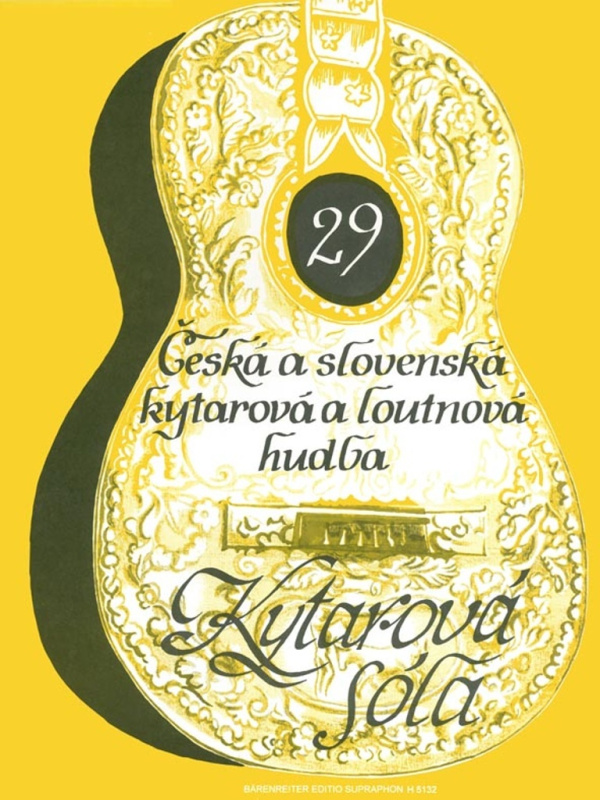 Česká a slovenská kytarová a loutnová hudba (Kytarová sóla) - kniha z kategorie Noty