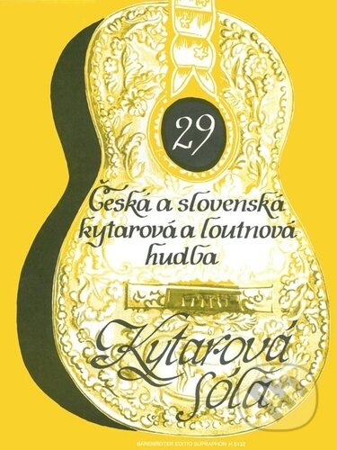 Česká a slovenská kytarová a loutnová hudba (Kytarová sóla) - kniha z kategorie Noty