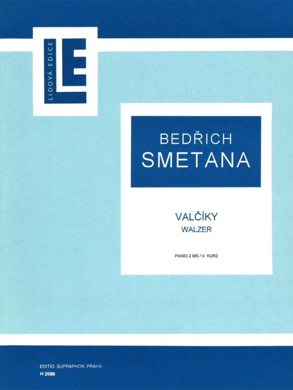 Valčíky - Bedřich Smetana - kniha z kategorie Noty