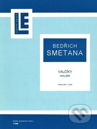 Valčíky - Bedřich Smetana - kniha z kategorie Noty