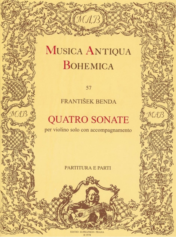 Quattro sonate - František Benda - kniha z kategorie Noty