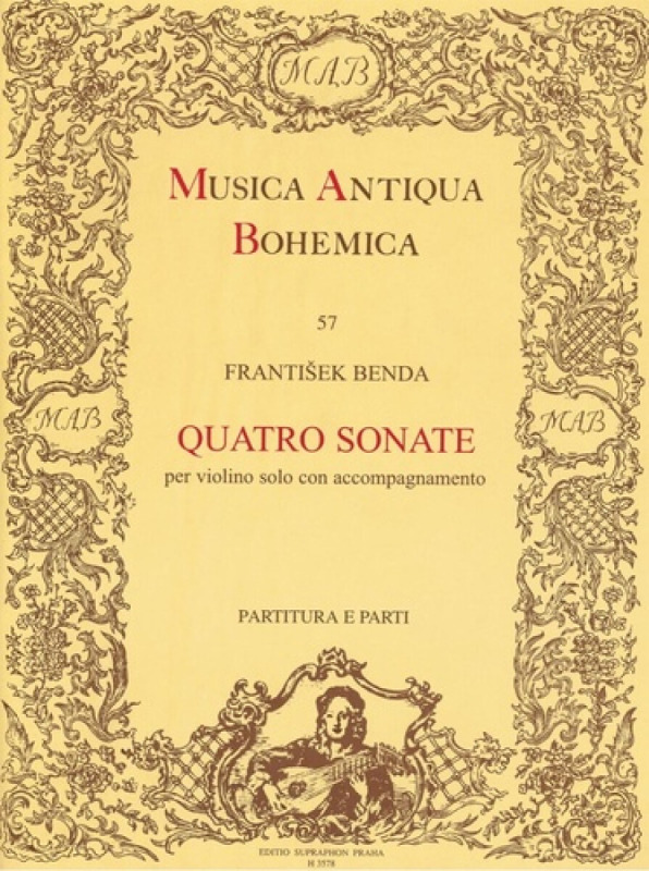 Quattro sonate - František Benda - kniha z kategorie Noty