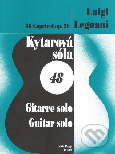 36 capriccií op. 20 - Luigi Legnani - kniha z kategorie Noty