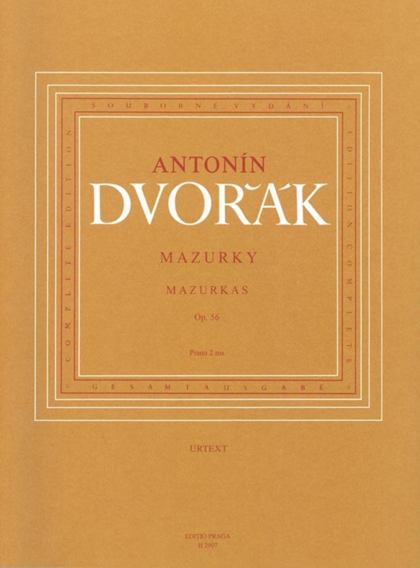 Mazurky (op. 56) - Antonín Dvořák - kniha z kategorie Noty