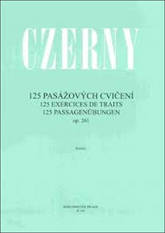 125 pasážových cvičení op. 261 - Carl Czerny