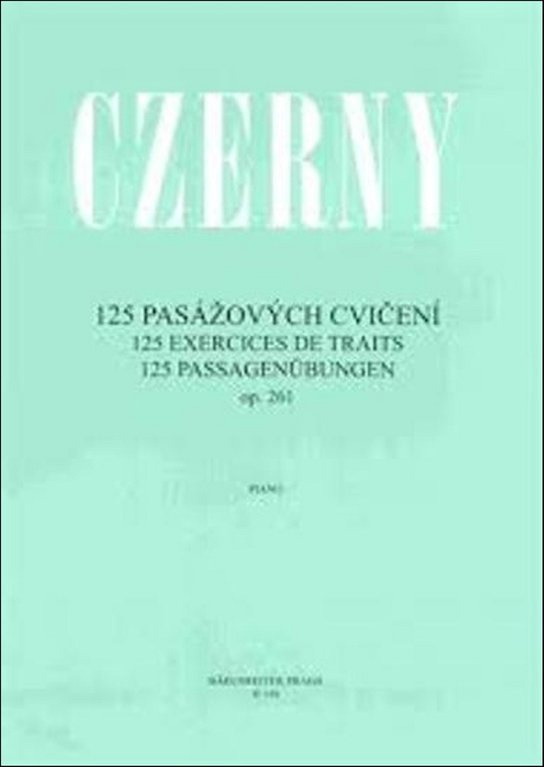 125 pasážových cvičení op. 261 - Carl Czerny