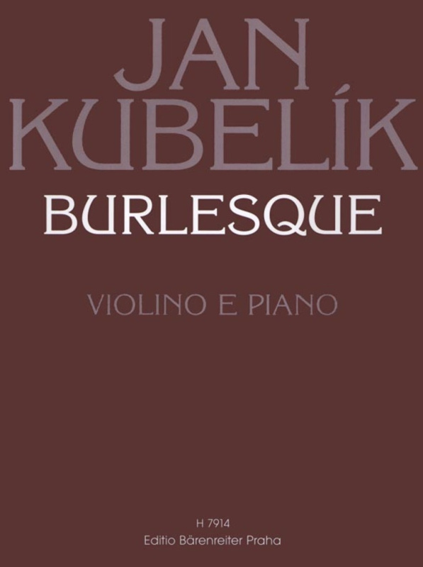 Burlesque (Violino e piano) - Jan Kubelík - kniha z kategorie Noty