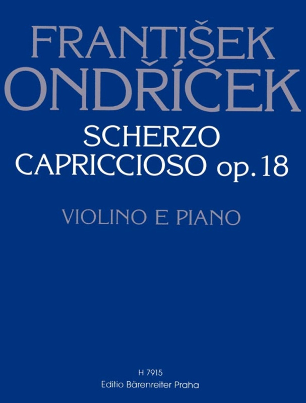Scherzo capriccioso op. 18 (Violino e piano) - František Ondříček - kniha z kategorie Noty