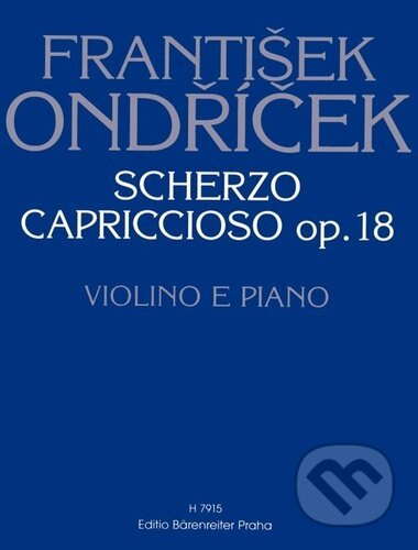 Scherzo capriccioso op. 18 (Violino e piano) - František Ondříček - kniha z kategorie Noty