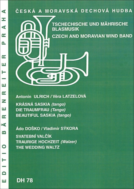 Krásná Saskia / Svatební valčík (Česká a moravská dechová hudba) - kniha z kategorie Noty