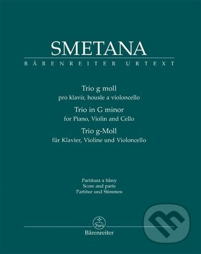 Trio g moll (pro klavír, housle a violoncello) - Bedřich Smetana - kniha z kategorie Hudba