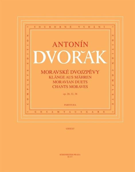 Moravské dvojzpěvy op. 20, 32, 38 - Antonín Dvořák
