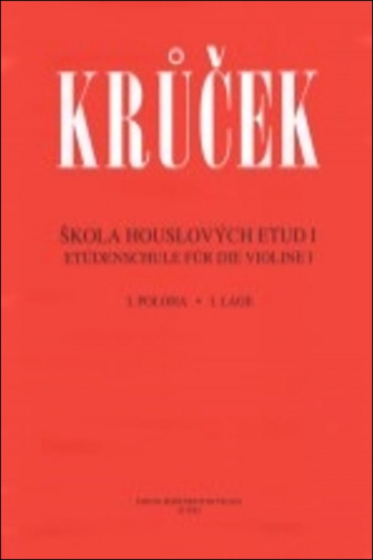 Škola houslových etud I - Václav Krůček